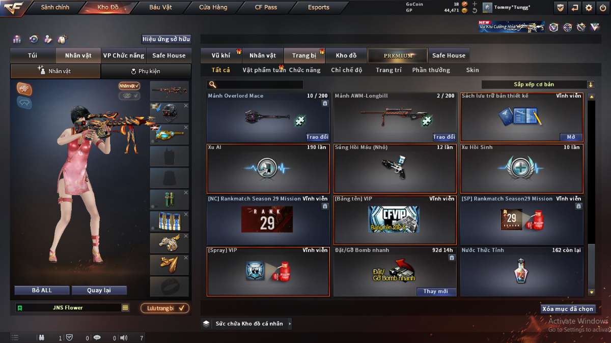 shop acc cf uy tin gia re